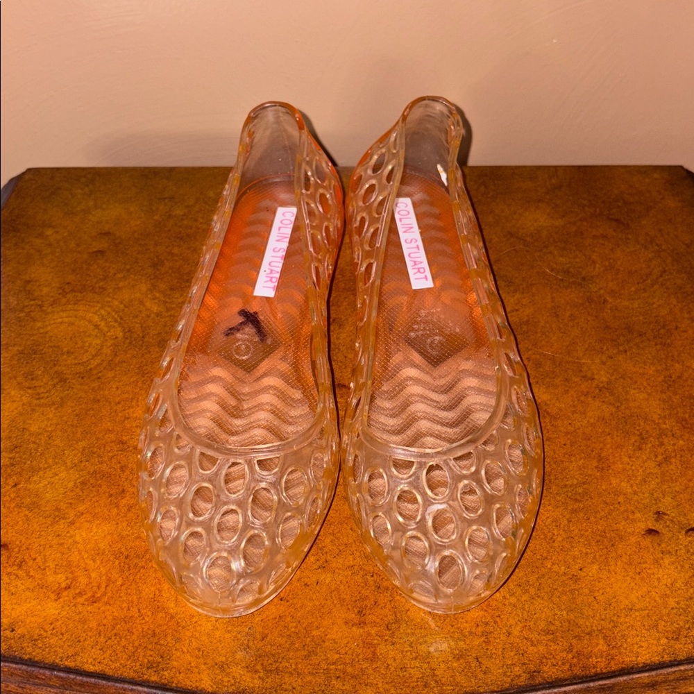 Colin Stuart Transparent Sandals
